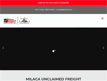 Tablet Screenshot of milacaunclaimedfreight.com